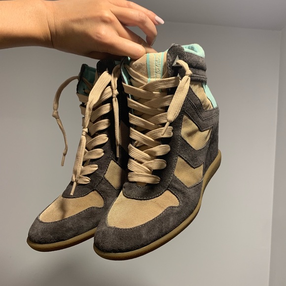 NWOT Sam Edelman Bennett Wedge Sneaker, Size 9 - Picture 2 of 12